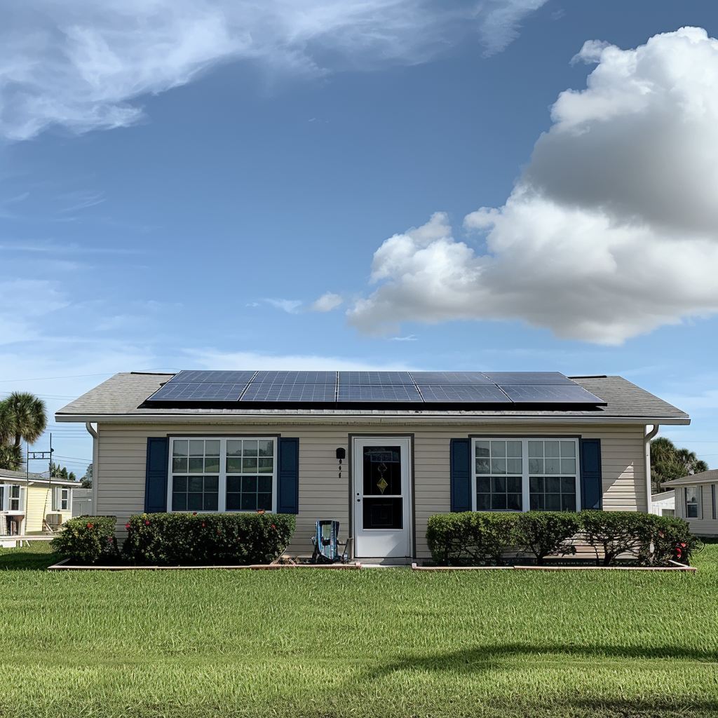 Mobile Home Solar Install in Florida